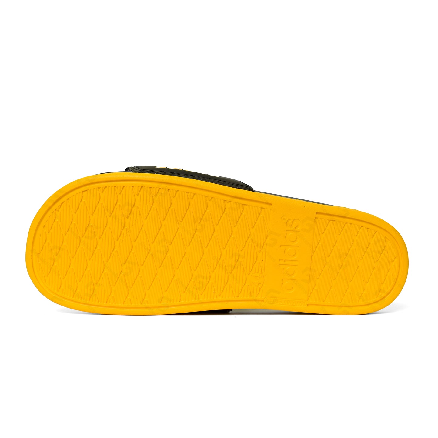 Adid Adilette - Trefoil - Black Yellow