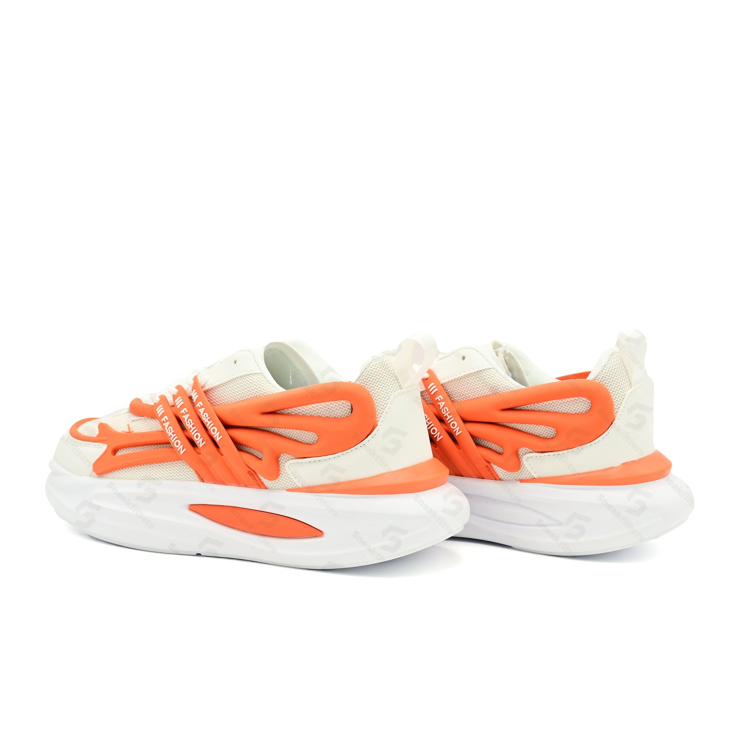 Fashion - B-bold - White Orange