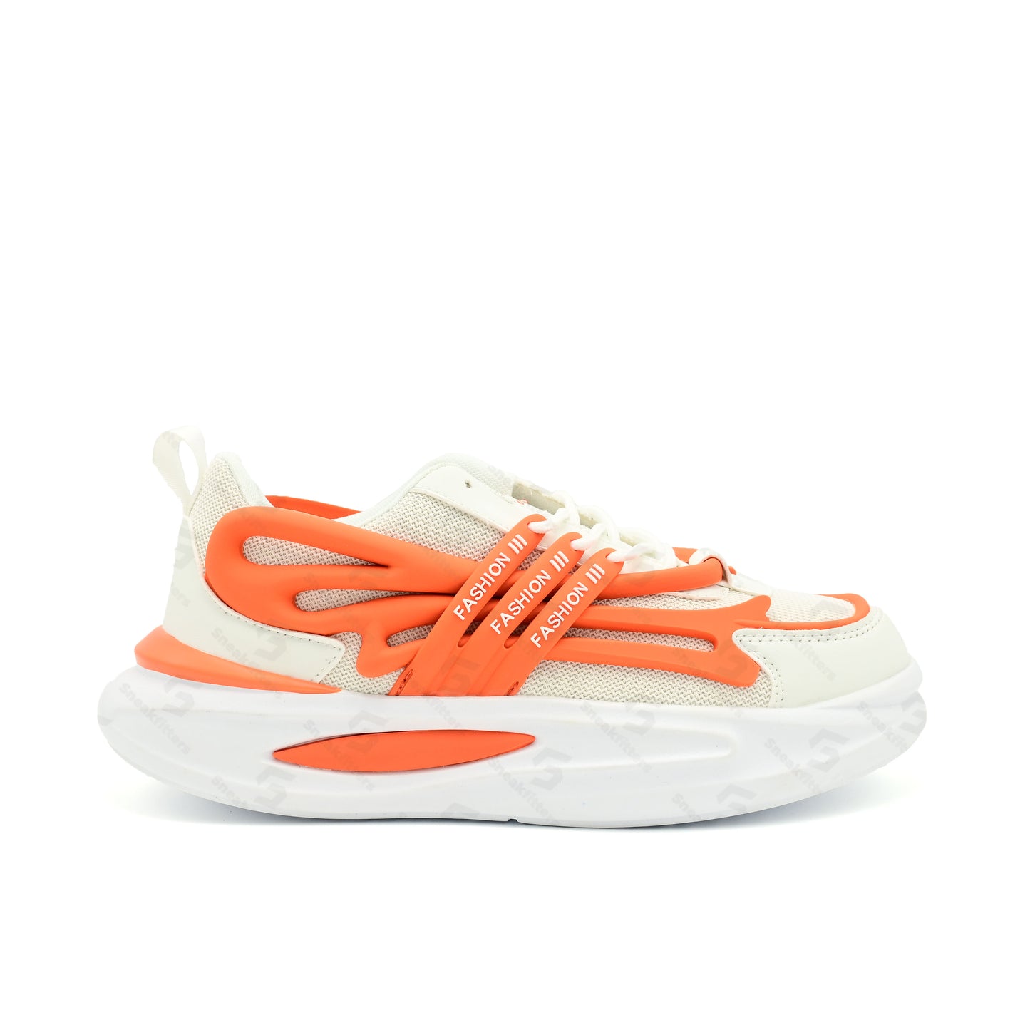 Fashion - B-bold - White Orange