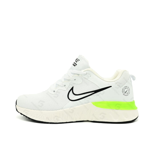 NKE Zoom - React Flyknit - White Neon