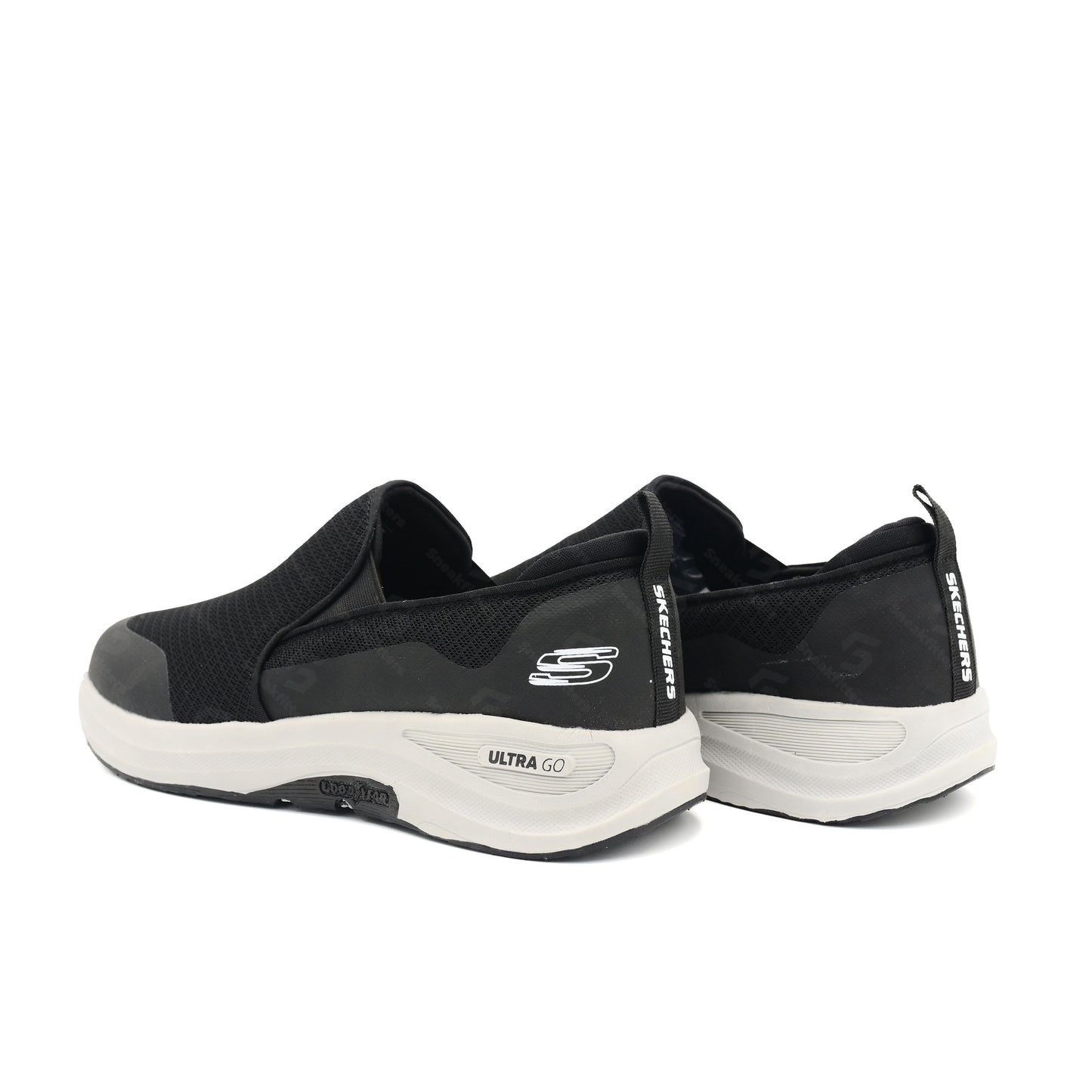 Skecher - Banlin Ultra Go-Goodyear Sole - Black White