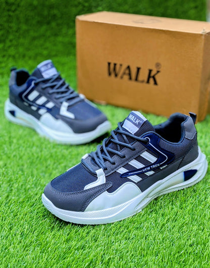 Walk - Air Cushion Sneakers - Grey White