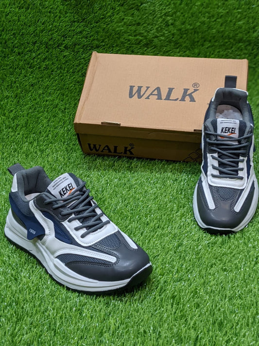 Walk - Cures Fused Sneakers - Grey White