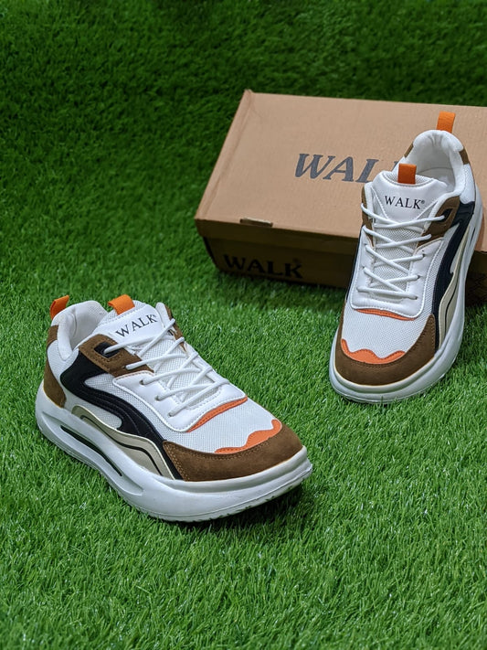 Walk - Cures Fused Sneakers - White Brown