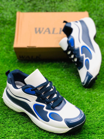 Walk  - Elevator Sneaker - Blue White