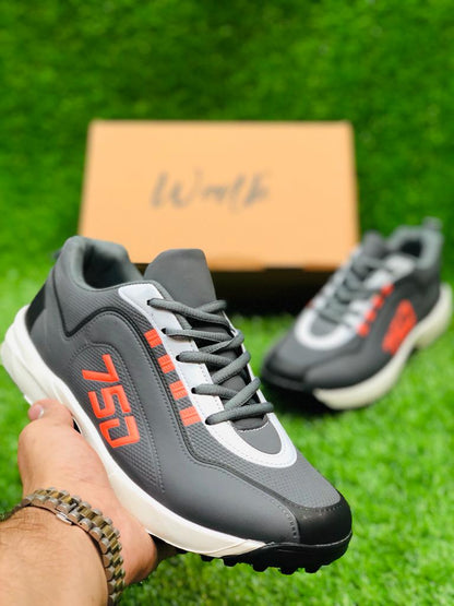 Walk - Glider Sports Shoe - Grey Orange