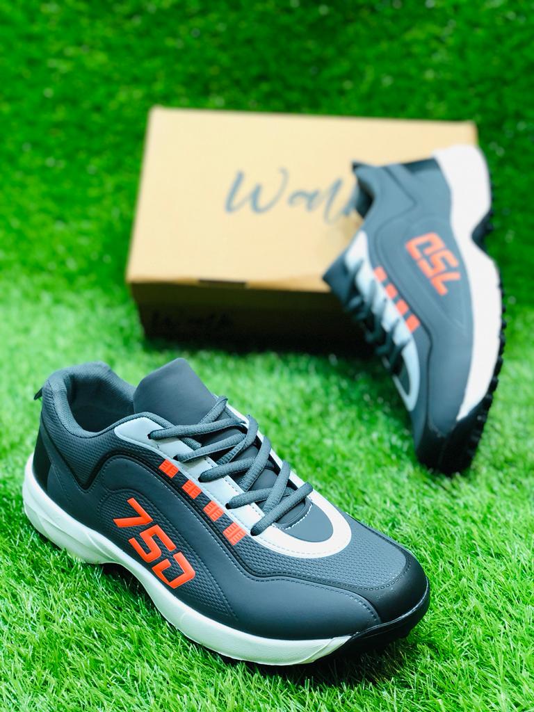 Walk - Glider Sports Shoe - Grey Orange