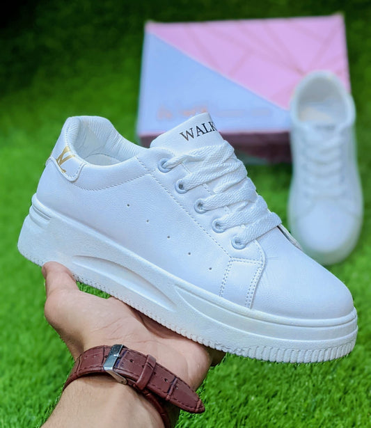 Walk - High Soled Shoes - White