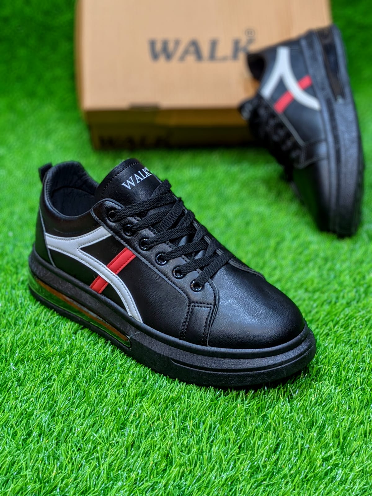 Walk - Supercup Leather  Shoes - Black