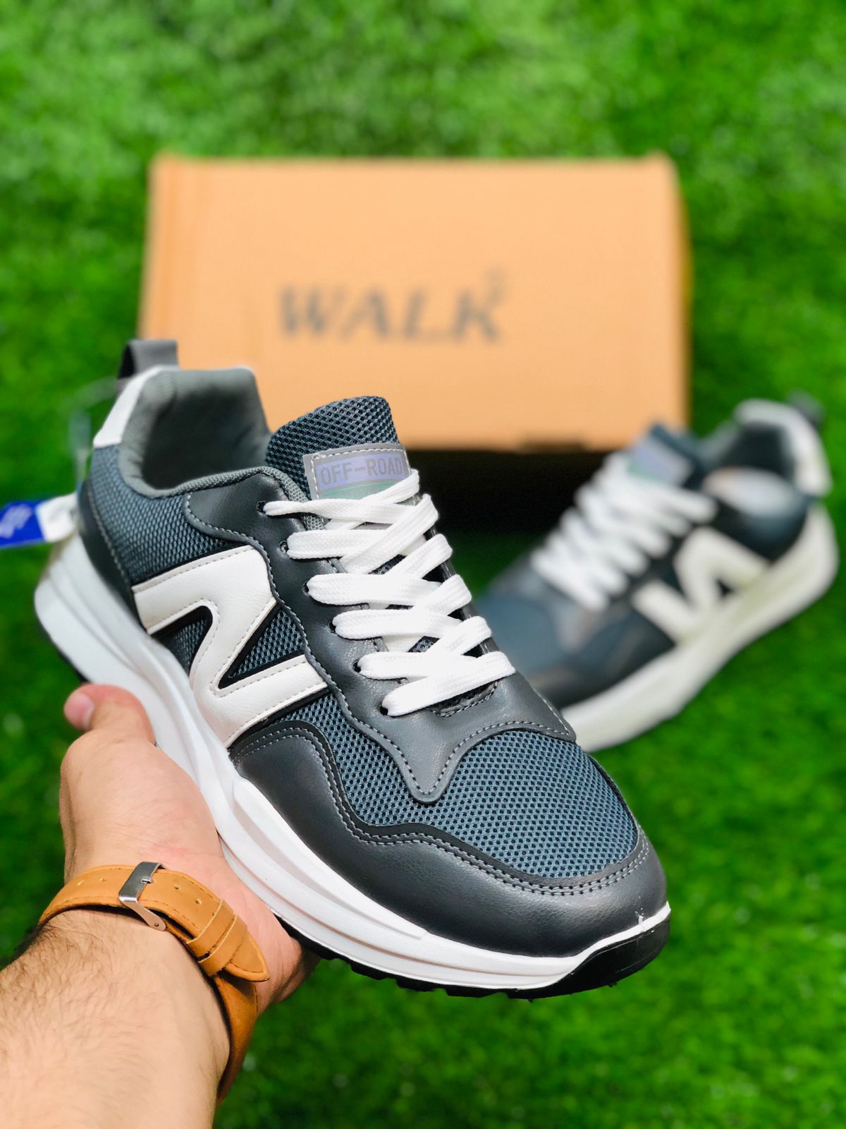 Walk - Unisex Chunky - Grey Black