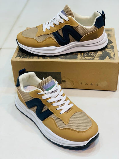 WalkLine - Comfortable New Stylish And Trendy Shoe - Khaki White