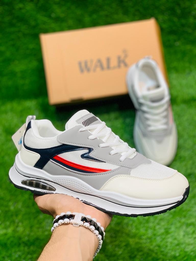 Walkers - Sports Shoes - White Grey